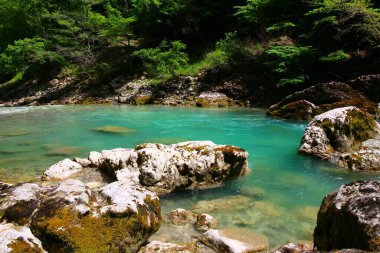 Fransa 'nın güneyindeki etkileyici Gorge du Verdon.