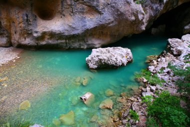 Fransa 'nın güneyindeki etkileyici Gorge du Verdon.