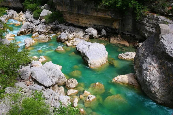 Indrukwekkende Gorge Verdon Het Zuiden Van Frankrijk — Stockfoto