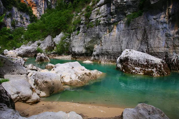 Impressionante Gorge Verdon Sul França — Fotografia de Stock