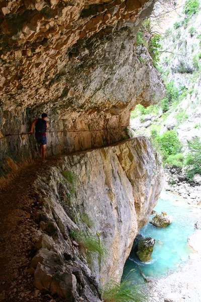 Působivý Gorge Verdon Jihu Francie — Stock fotografie