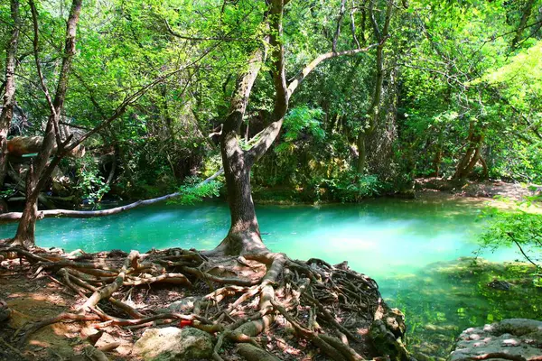 Cachoeira Incrivelmente Bonita Sul França Chamada Sillans Cascata — Fotografia de Stock