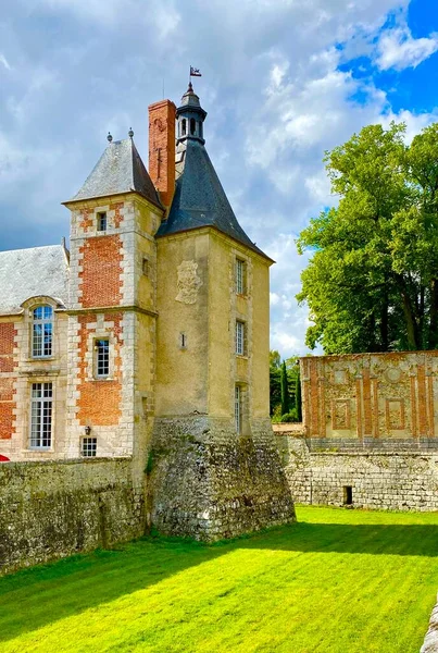 Fontainebleau Ormanında Yer Alan Fleury Biere Köyündeki Şato — Stok fotoğraf