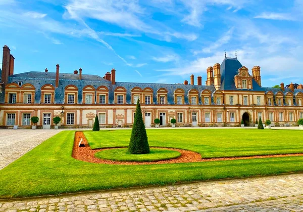 Encantadora Cidade Real Fontainebleau França — Fotografia de Stock