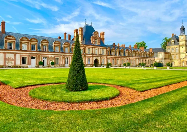 Encantadora Ciudad Real Fontainebleau Francia —  Fotos de Stock