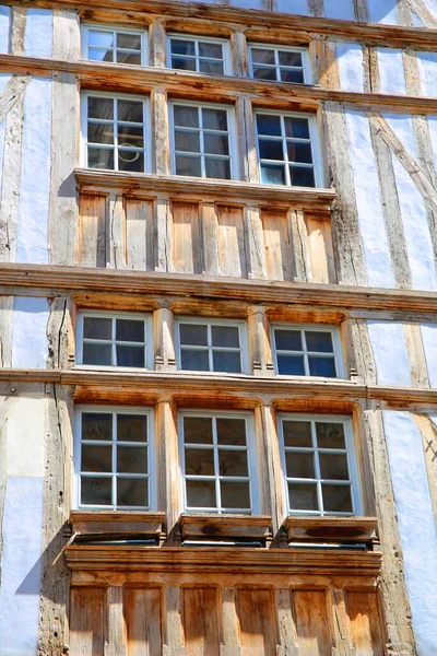 Die Charmante Mittelalterliche Stadt Troyes Frankreich — Stockfoto