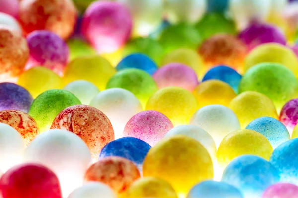 Bolas de poliestereno de colores — Foto de Stock