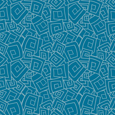 Kareler, spiraller, rhombus seamless modeli