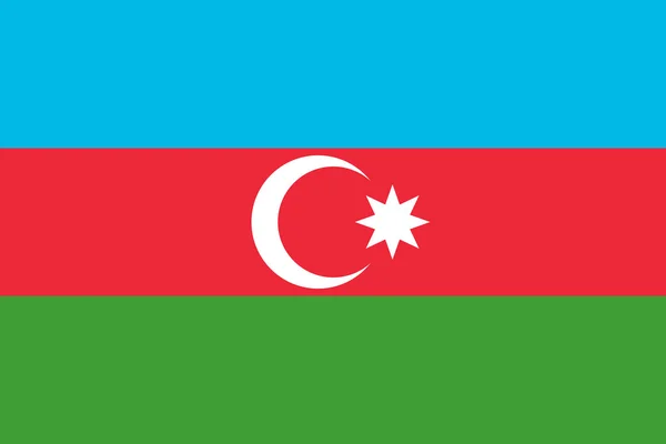 Flagge von Azerbaijan — Stockvektor