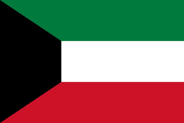 Kuveyt bayrağı — Stok Vektör