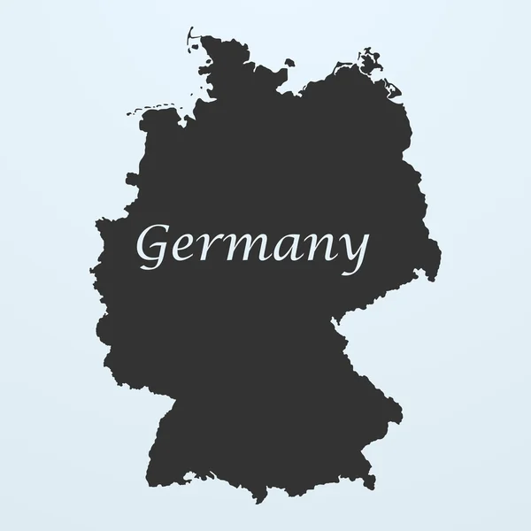 Mapa online de Alemania — Vector de stock