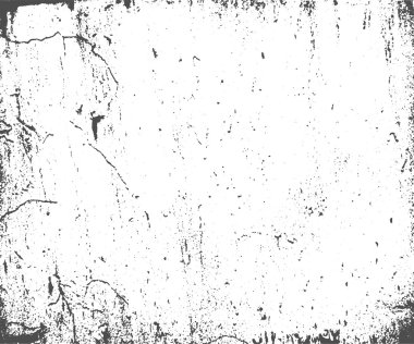 Soyut grunge arka plan. Sıkıntı doku yerleşimi. Pis, kaba zemin. Lekeli, hasarlı etkisi. Vektör çizim noktalar ve splatters