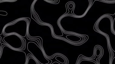 Kusursuz döngü fraktal çizgiler arka plan. Soyut arkaplan gibi topografik harita