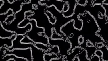 Kusursuz döngü fraktal çizgiler arka plan. Soyut arkaplan gibi topografik harita
