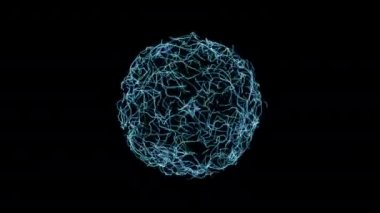 Nöron girdaplarından soyut akan küre