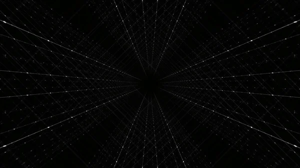 โมงค ดของจ ดและเส นหล งเทคโนโลย Plexus — ภาพถ่ายสต็อก