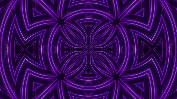 Contexte Tribal Abstrait Fond Kaléidoscope Symétrique Des Rayons Hypnotiques — Photo