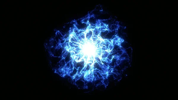 Абстрактный Пылающий Плазменный Взрыв Взрывная Волна — стоковое фото
