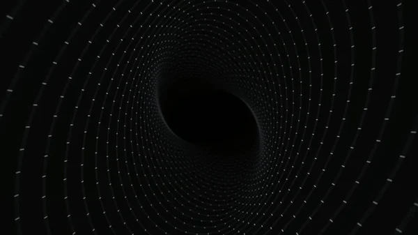 Абстрактный Плексный Туннель Точки Линии Связи — стоковое фото