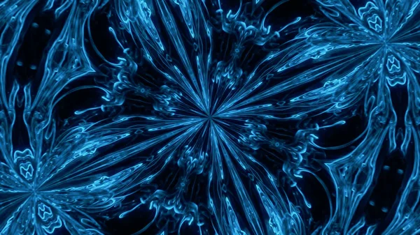 Abstrakt Kosmisk Kaos Bakgrund Symmetriskt Kalejdoskop Bakgrund Från Flytande Hypnotiska — Stockfoto