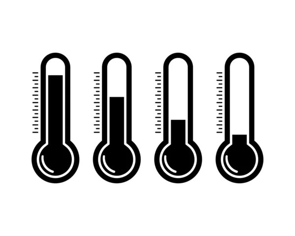 Ícones Thermometr — Vetor de Stock