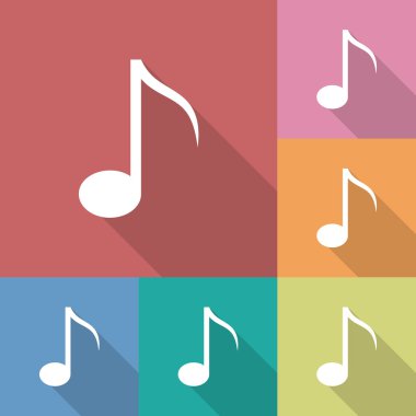 Müzik not simgesini 