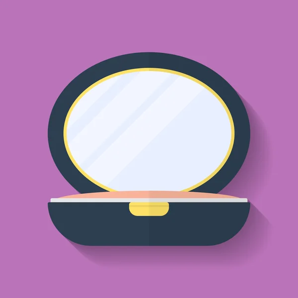 Powder box icon. Flat style — Stock Vector