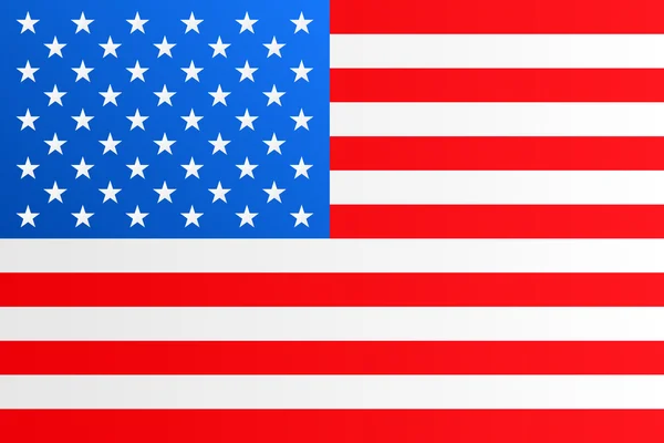 Flagge der USA — Stockvektor