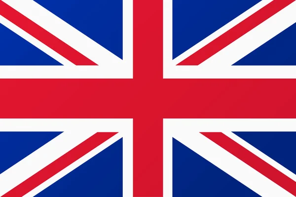 Großbritannien, Flagge des Vereinigten Königreichs — Stockvektor