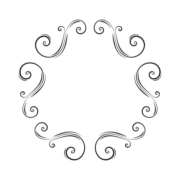 Marco ornamentado decorativo, frontera — Vector de stock