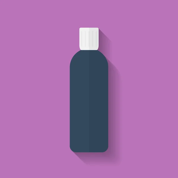Icon of cosmetic bottle. Flat style — Stock Vector