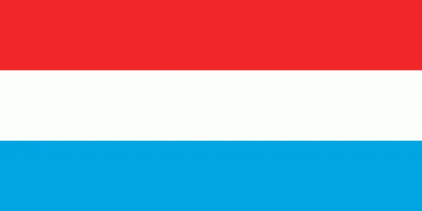 Lucemburská vlajka — Stockový vektor