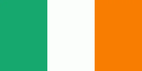 Bandeira da Irlanda — Vetor de Stock