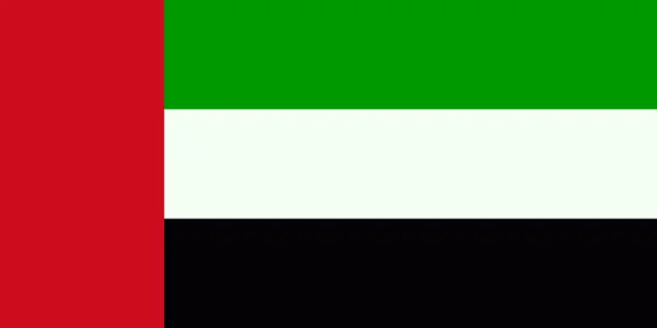 Flaga zjednoczonych emiratów arabskich — Wektor stockowy