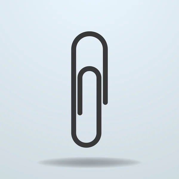 Pictogram van een paperclip — Stockvector