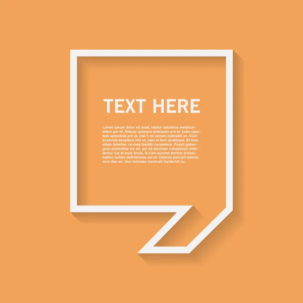 Icon of Quotation. Speech Bubble template with quote sign, symbol — Stock Vector