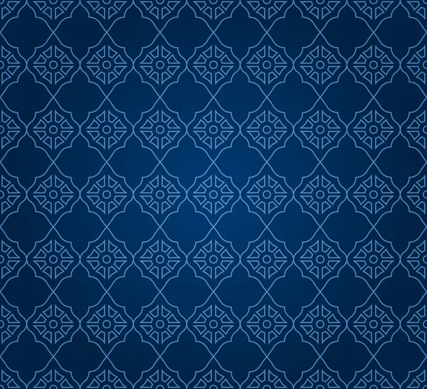 アラビア語の幾何学的なシームレス パターン。イスラム風のエスニック モダンな背景 — ストックベクタ