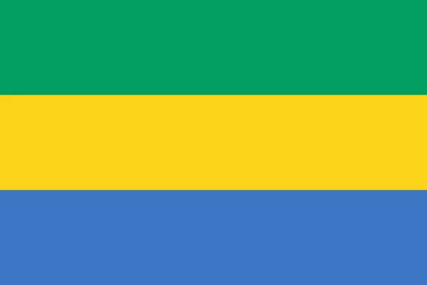 Gabonova vlajka — Stockový vektor