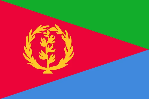 Vlag van de Eritrea — Stockvector