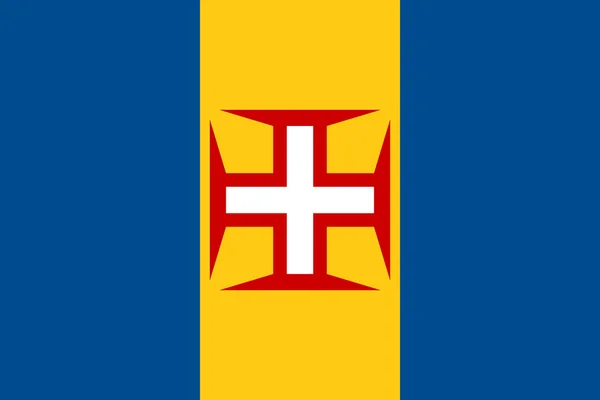 Bandiera di Madeira — Vettoriale Stock