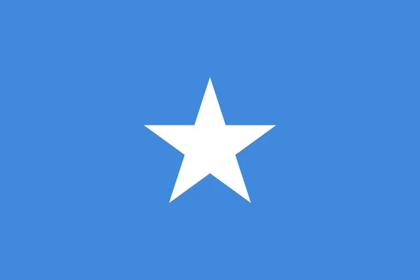 Flagge Somalias — Stockvektor