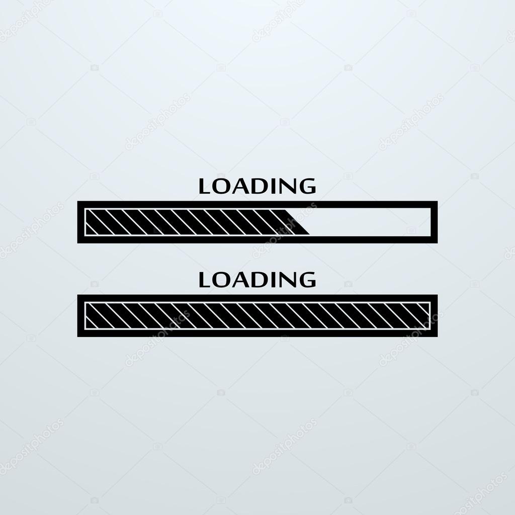 Loading, uploading, downloading status bar icon