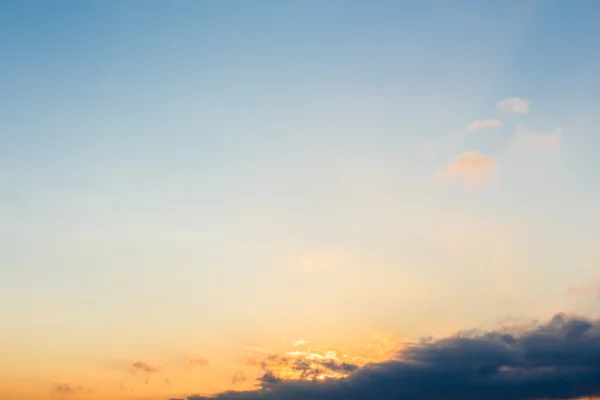 Puesta de sol en el cielo nocturno —  Fotos de Stock