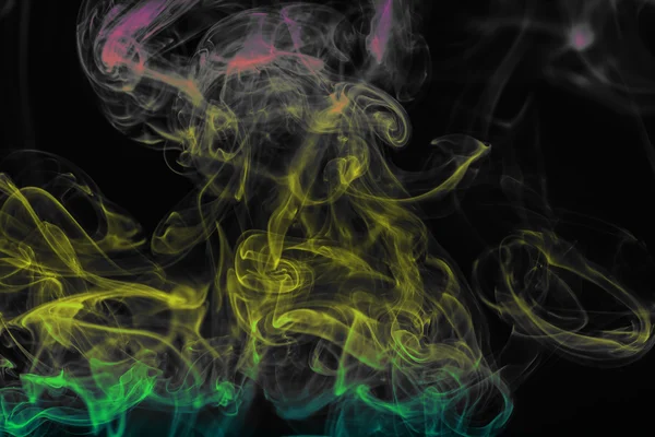 Colorful of smoke on background. — Stock Photo, Image