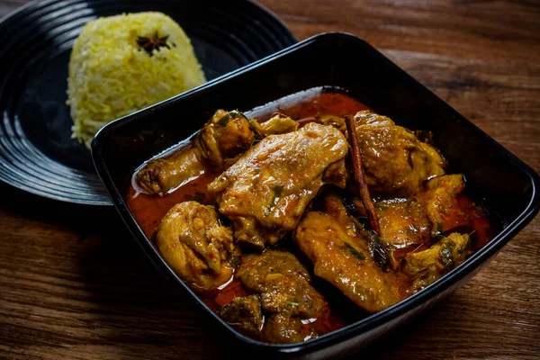 Куриный Ренданг Традиционная Малазийская Еда Часто Готовили Время Малайских Фестивалей — стоковое фото