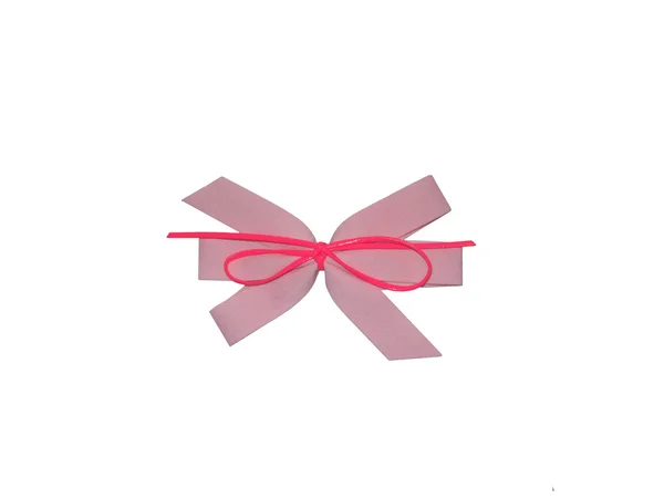 Pink and red bow — Stock Photo, Image
