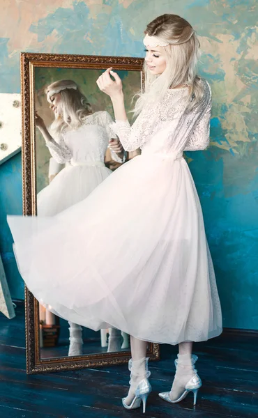 Gorgeous Woman Portrait. Bride — Stock Photo, Image