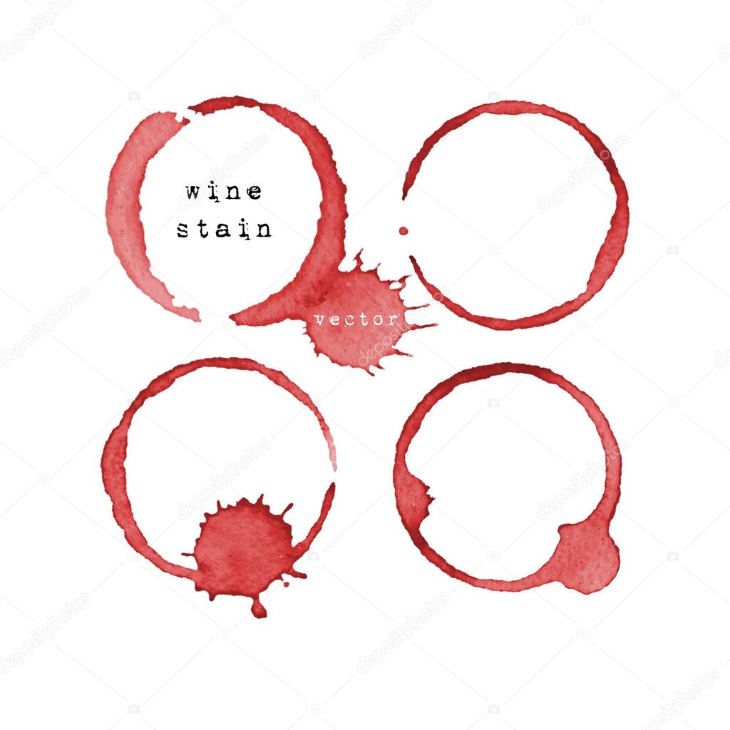 Four wine glass marks