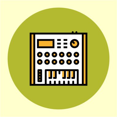 analog synthesizer simgesi 