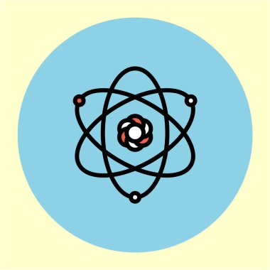 atom sembolü simgesi